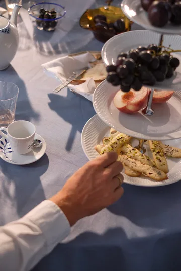 White Fluted fat med 5 våningar - White - Royal Copenhagen