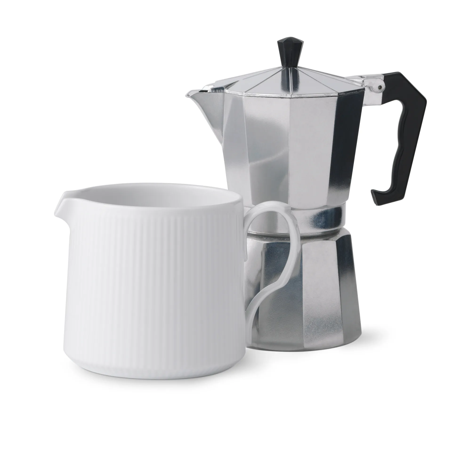 White Fluted Half Lace Modern kanna, 70 cl Royal Copenhagen