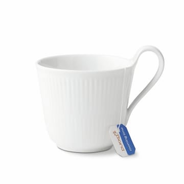 White Fluted kopp med högt handtag - 33 cl - Royal Copenhagen