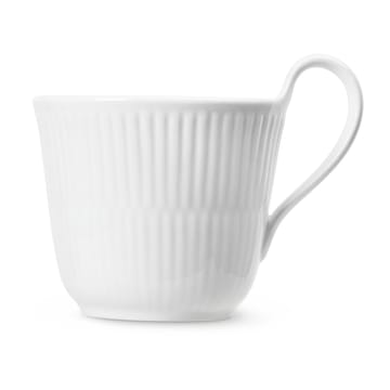 White Fluted mugg med högt handtag - 25 cl - Royal Copenhagen