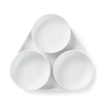 White Fluted serveringsset 4 delar - Vit - Royal Copenhagen