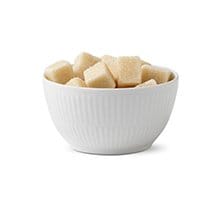 White Fluted sockerskål - 15 cl - Royal Copenhagen