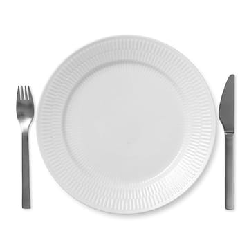 White Fluted tallrik 1 - Ø 27 cm - Royal Copenhagen
