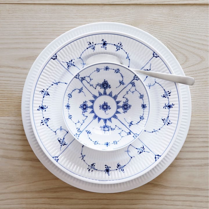 White Fluted tallrik 1 - Ø 27 cm - Royal Copenhagen