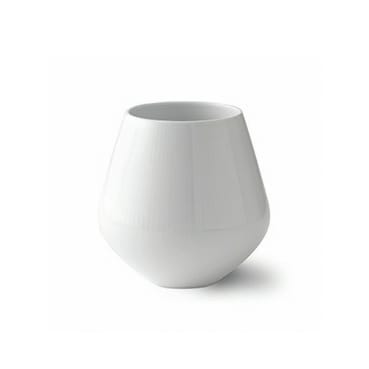 White Fluted vas - 15 cm - Royal Copenhagen