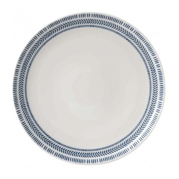 Dark Blue Chevron tallrik, 28 cm Royal Doulton