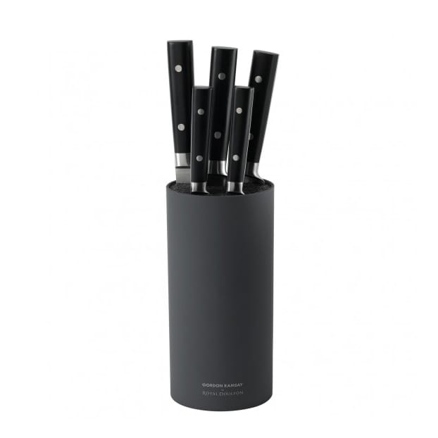 Gordon Ramsey knivblock, 5 delar Royal Doulton
