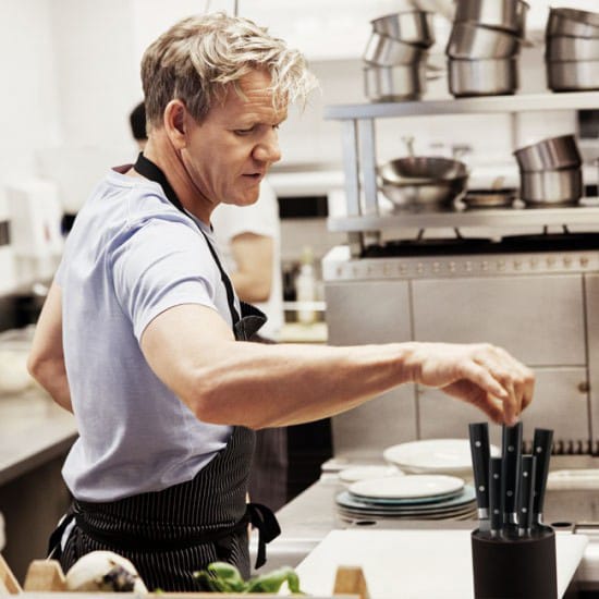 Gordon Ramsey knivblock, 5 delar Royal Doulton