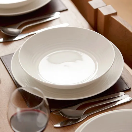 Maze djup tallrik 24 cm, vit Royal Doulton