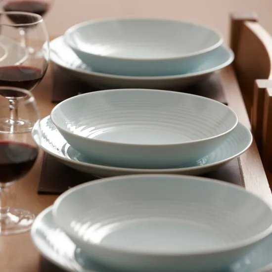 Maze middagstallrik 28 cm, blå Royal Doulton