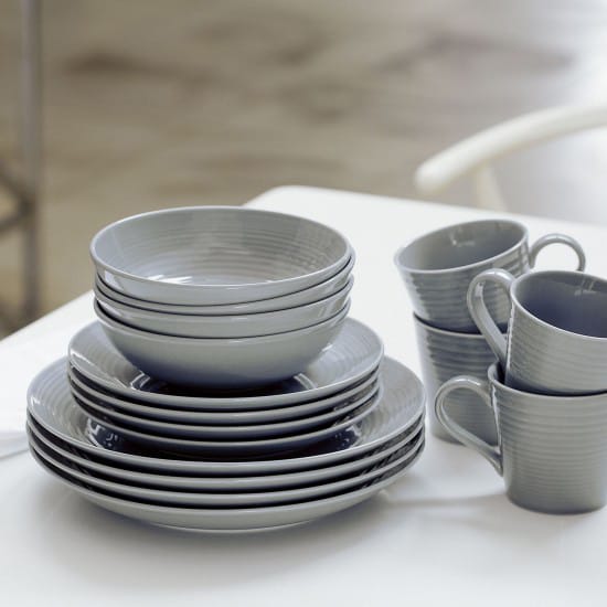 Maze middagstallrik 28 cm, mörkgrå Royal Doulton