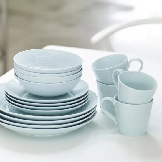 Maze tallrik 22 cm, blå Royal Doulton