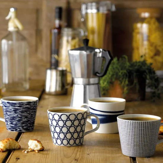 Pacific mugg blå 6 delar, liten Royal Doulton