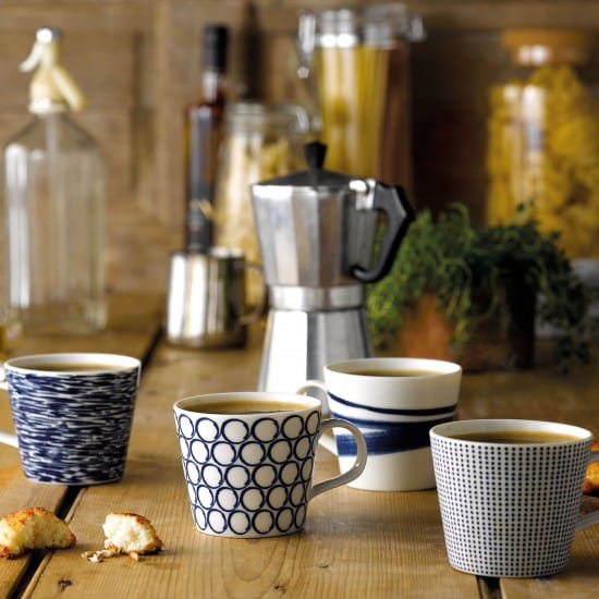 Pacific mugg blå 6 delar, liten Royal Doulton