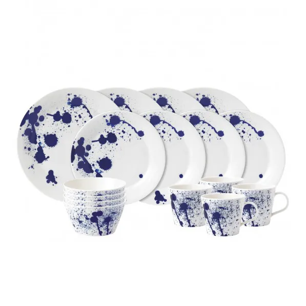 Pacific tallriksset 16 delar, splash Royal Doulton