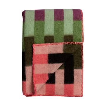 Åsmund bold filt 135x200 cm - Pink-green - Røros Tweed