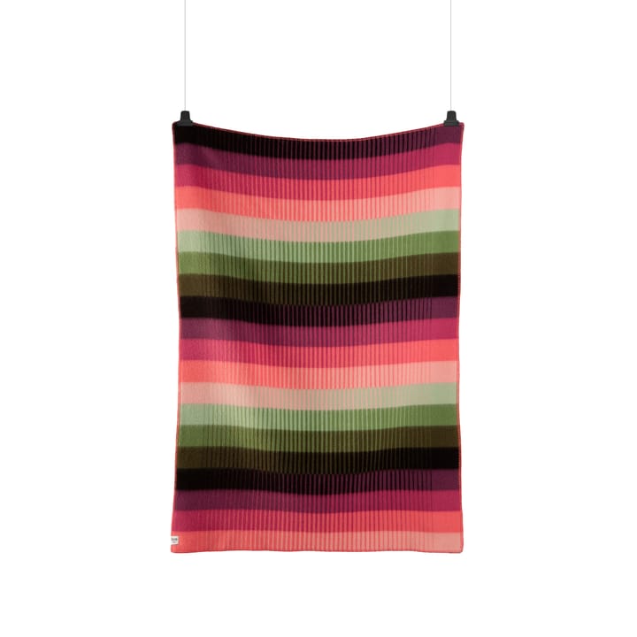 Åsmund gradient filt 135x200 cm - Pink-green - Røros Tweed