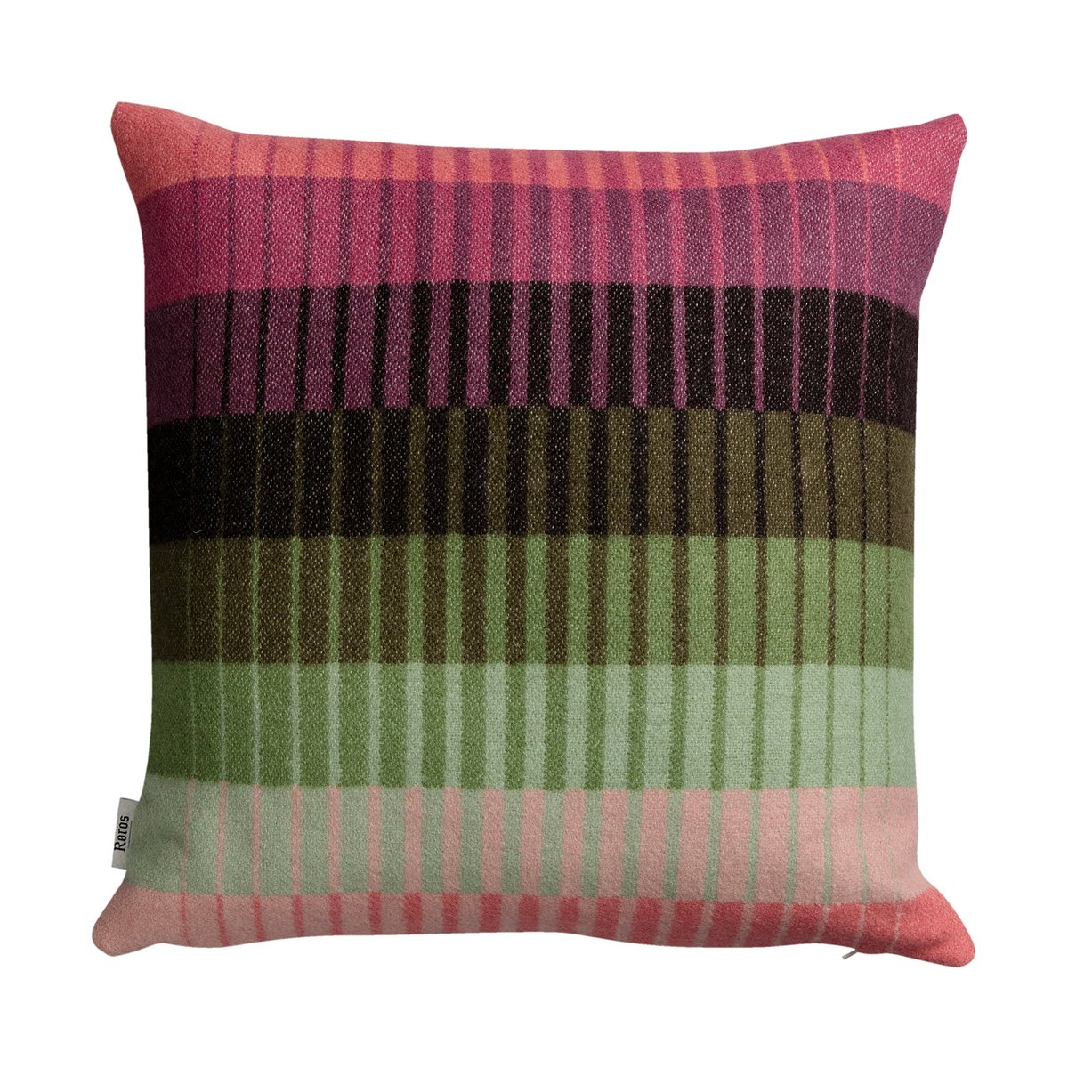 Rros Tweed Åsmund gradient kudde 50x50 cm Pink-green
