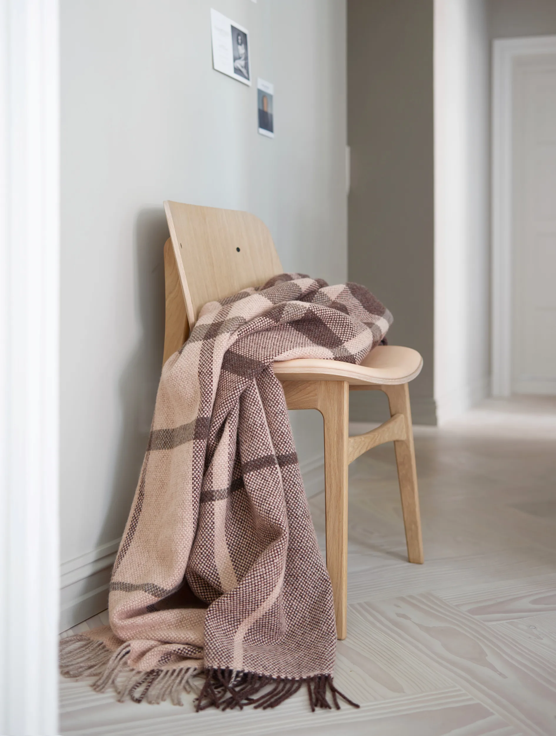 Filos pläd 145x220 cm, Brown Røros Tweed