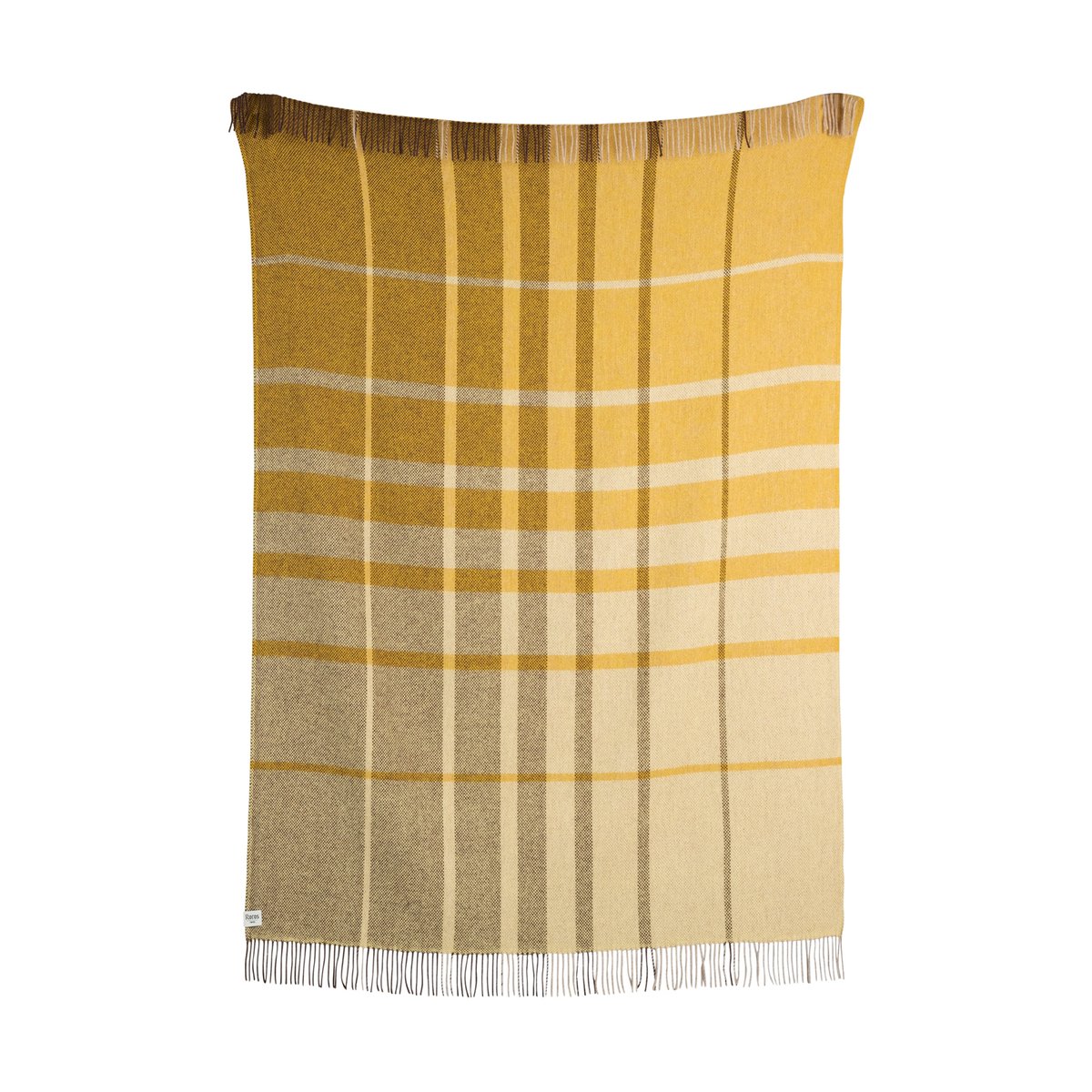 Rros Tweed Filos pläd 145x220 cm Yellow | Skandinavisk Design | Ullplädar & Ullfiltar | Gul