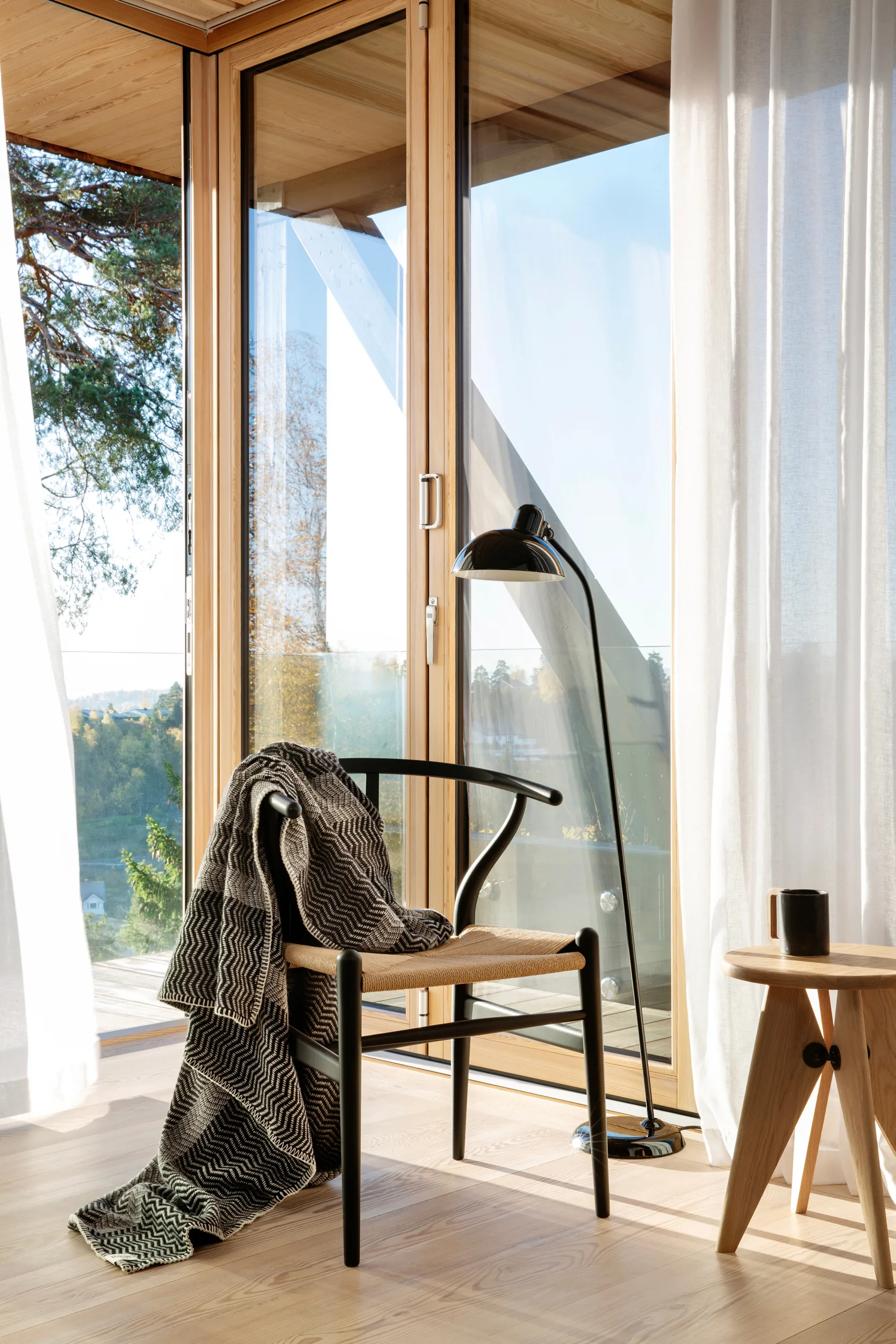 Fri filt 150x200 cm, Gray day Røros Tweed