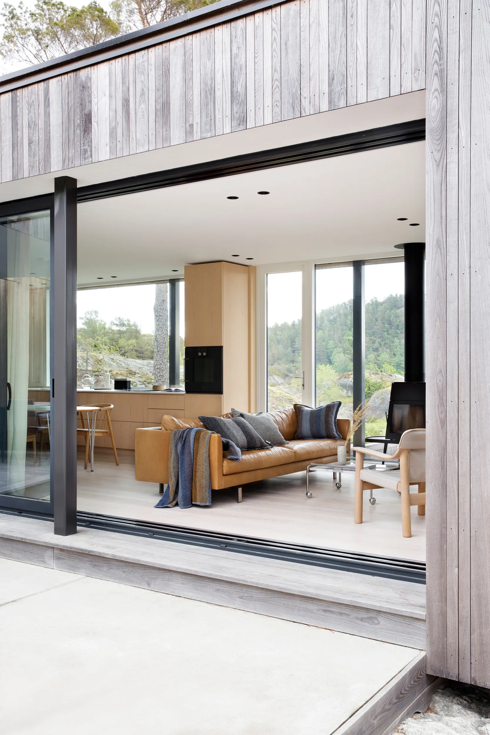 Fri kudde 60x60 cm, Gray day Røros Tweed