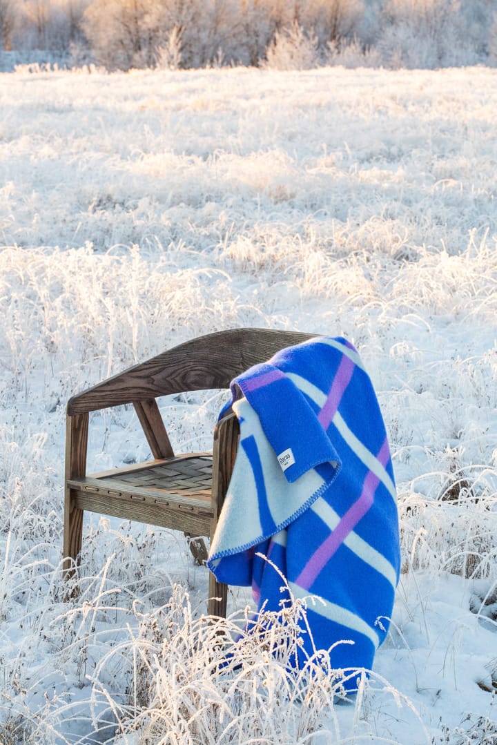 Knut filt 135x200 cm - Blue - Røros Tweed