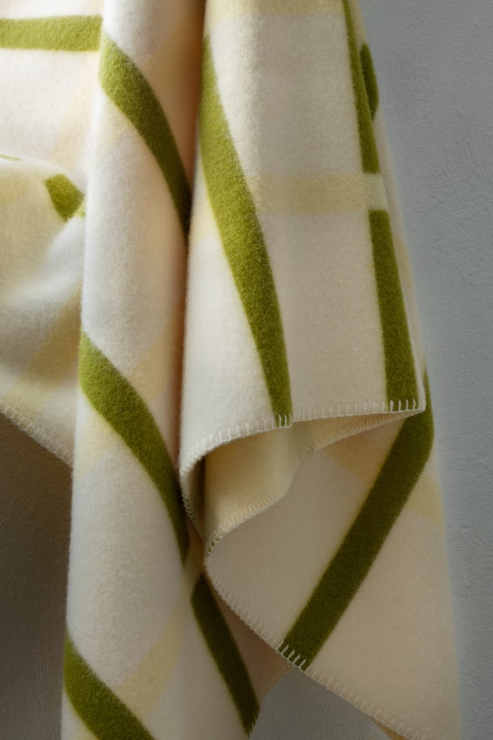 Knut filt 135x200 cm - Lime - Røros Tweed