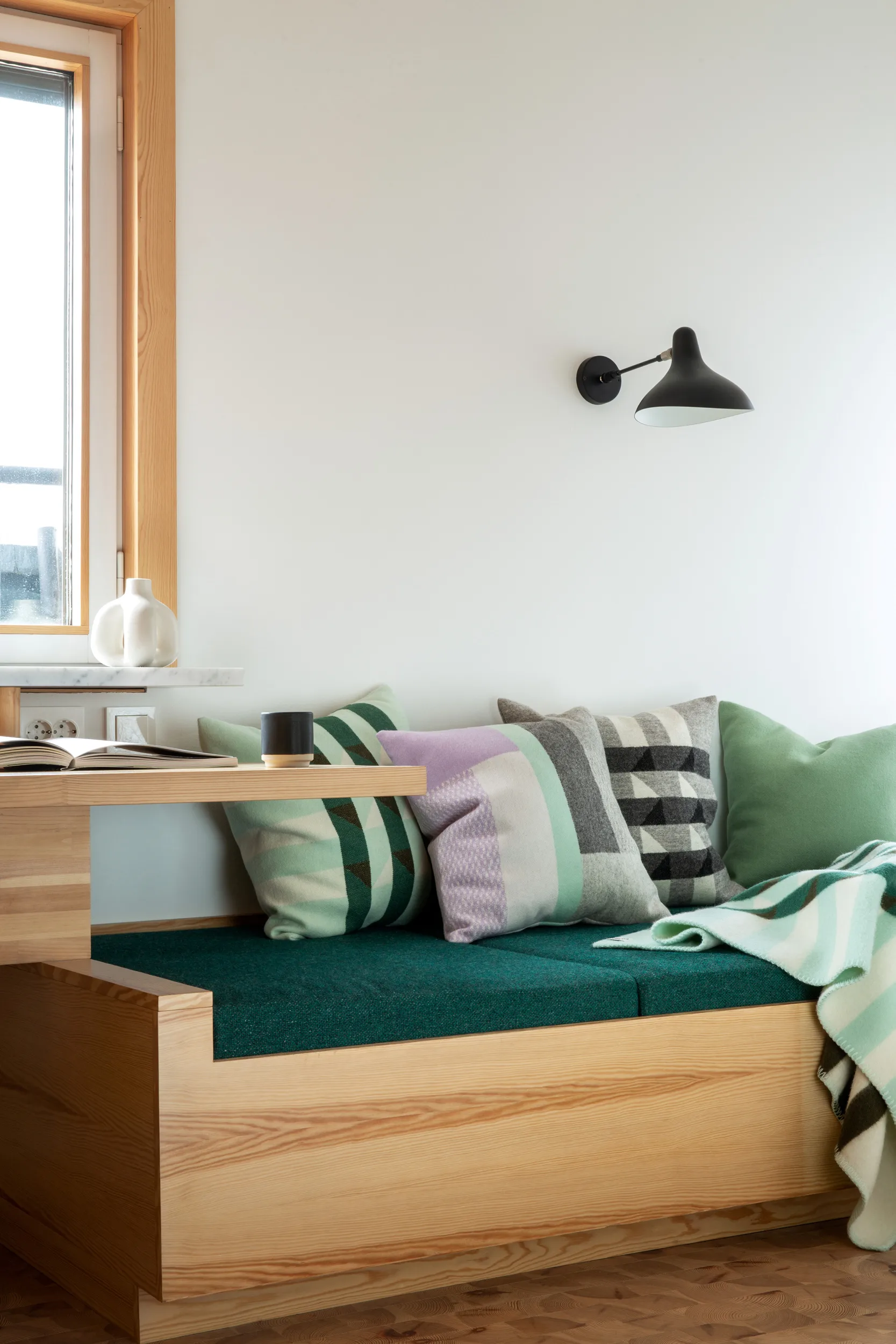 Kvam filt 135x200 cm, Green Røros Tweed