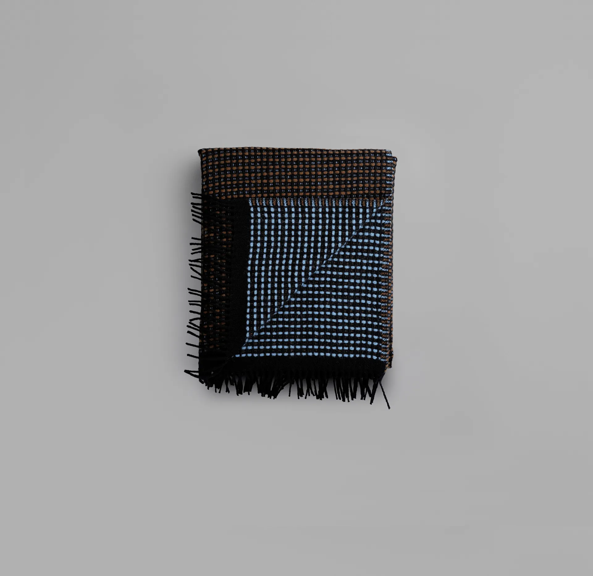 Lofoten pläd 150x210 cm, Blue-mule Røros Tweed