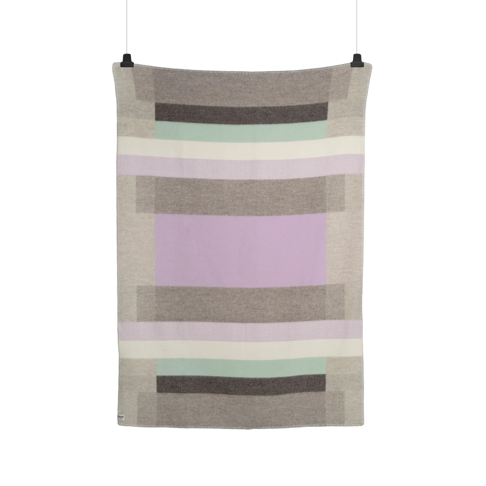 Mikkel filt 135x200 cm, Grey Røros Tweed