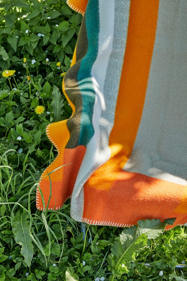 Mikkel filt 135x200 cm - Orange - Røros Tweed