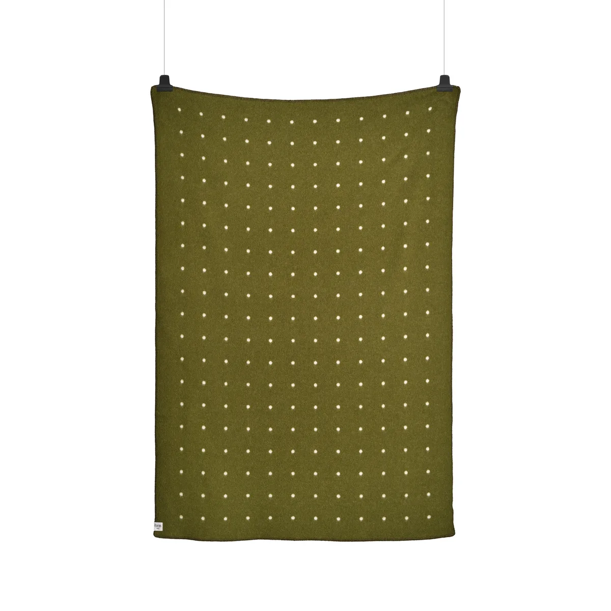 Røros Tweed Pastille filt 135x200 cm Green moss