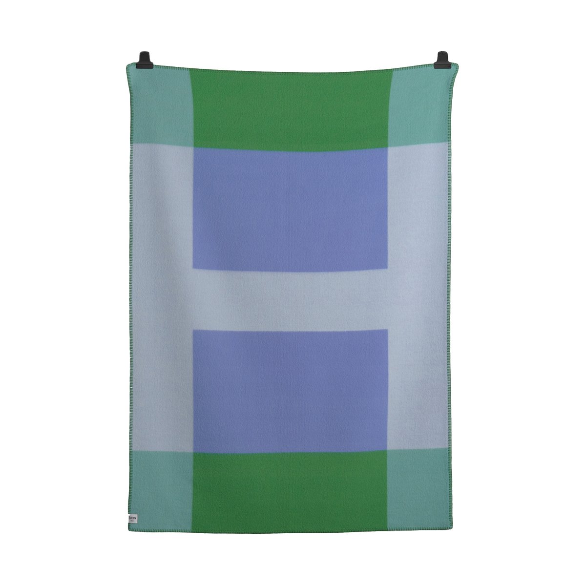 Rros Tweed Syndin filt 135x200 cm Glacier | Skandinavisk Design | Ullplädar & Ullfiltar | Blå