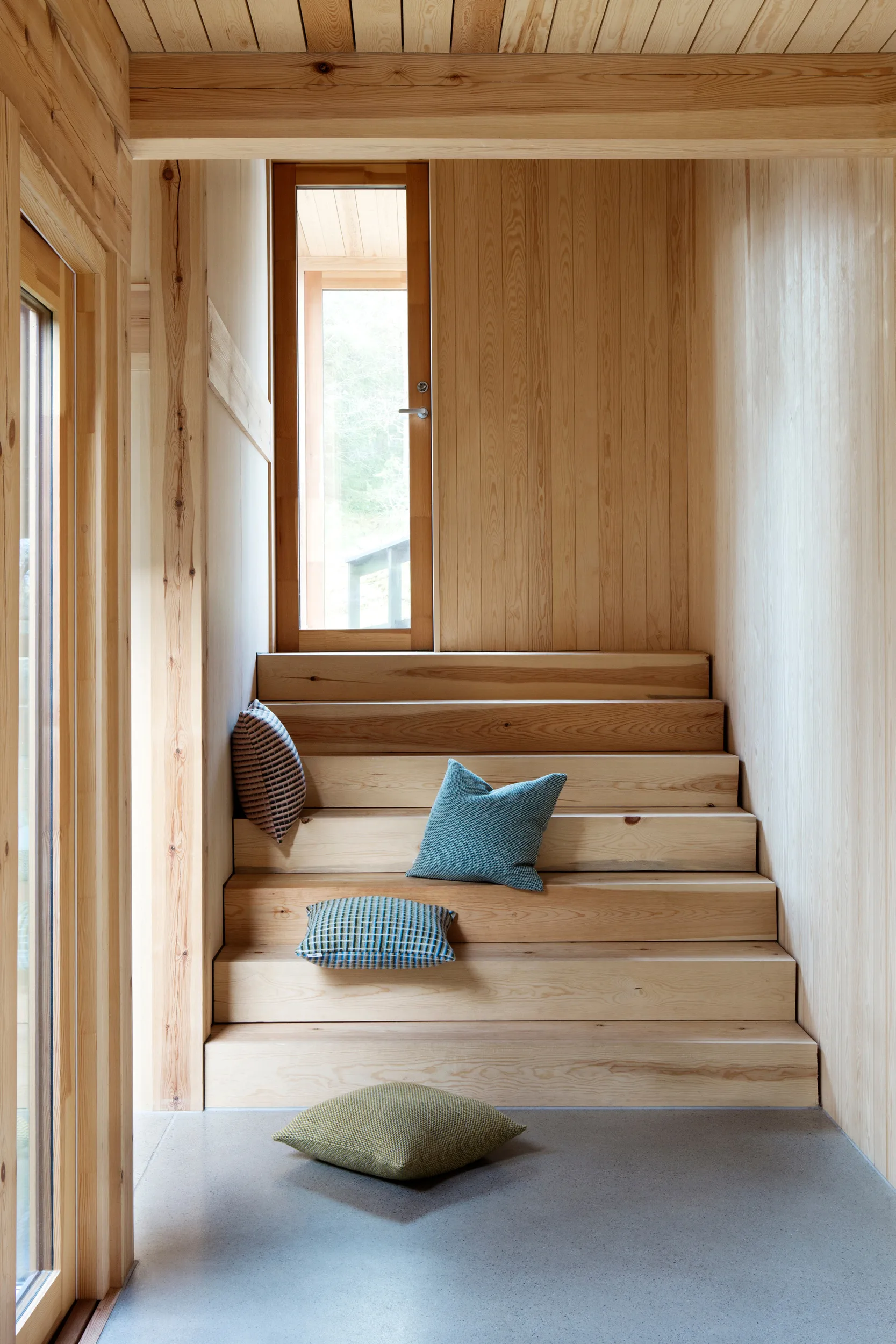 Una kudde 50x50 cm, Blue Røros Tweed