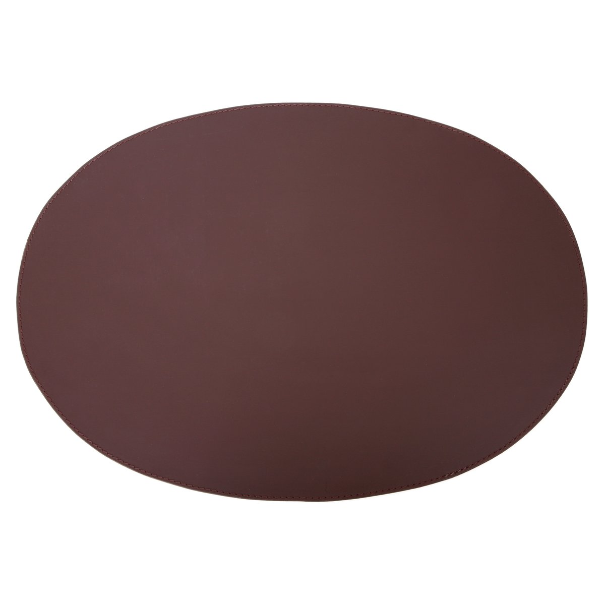 Ørskov bordstablett läder oval 47x34 cm Brun | Skandinavisk Design | Bordstabletter | Brun