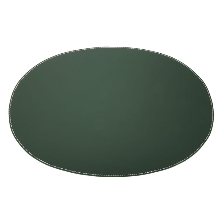 Ørskov bordstablett läder oval - mörkgrön - Ørskov