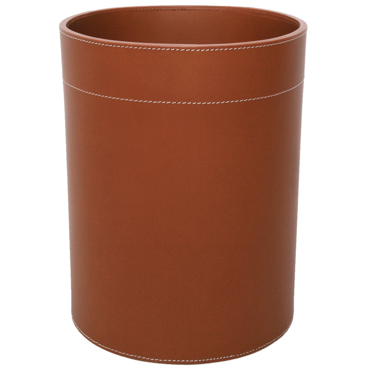 Ørskov papperskorg läder Cognac | Skandinavisk Design | Papperskorgar | Brun