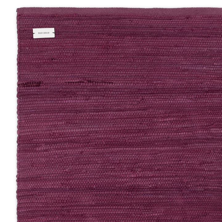 Cotton matta 140x200 cm - Bold raspberry (mörkrosa) - Rug Solid