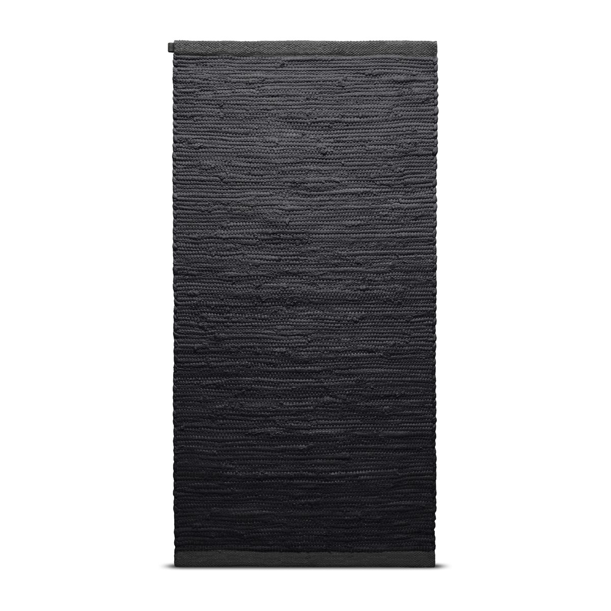 Rug Solid Cotton matta 140x200 cm Charcoal | Skandinavisk Design | Bomulls- & Trasmattor | Grå