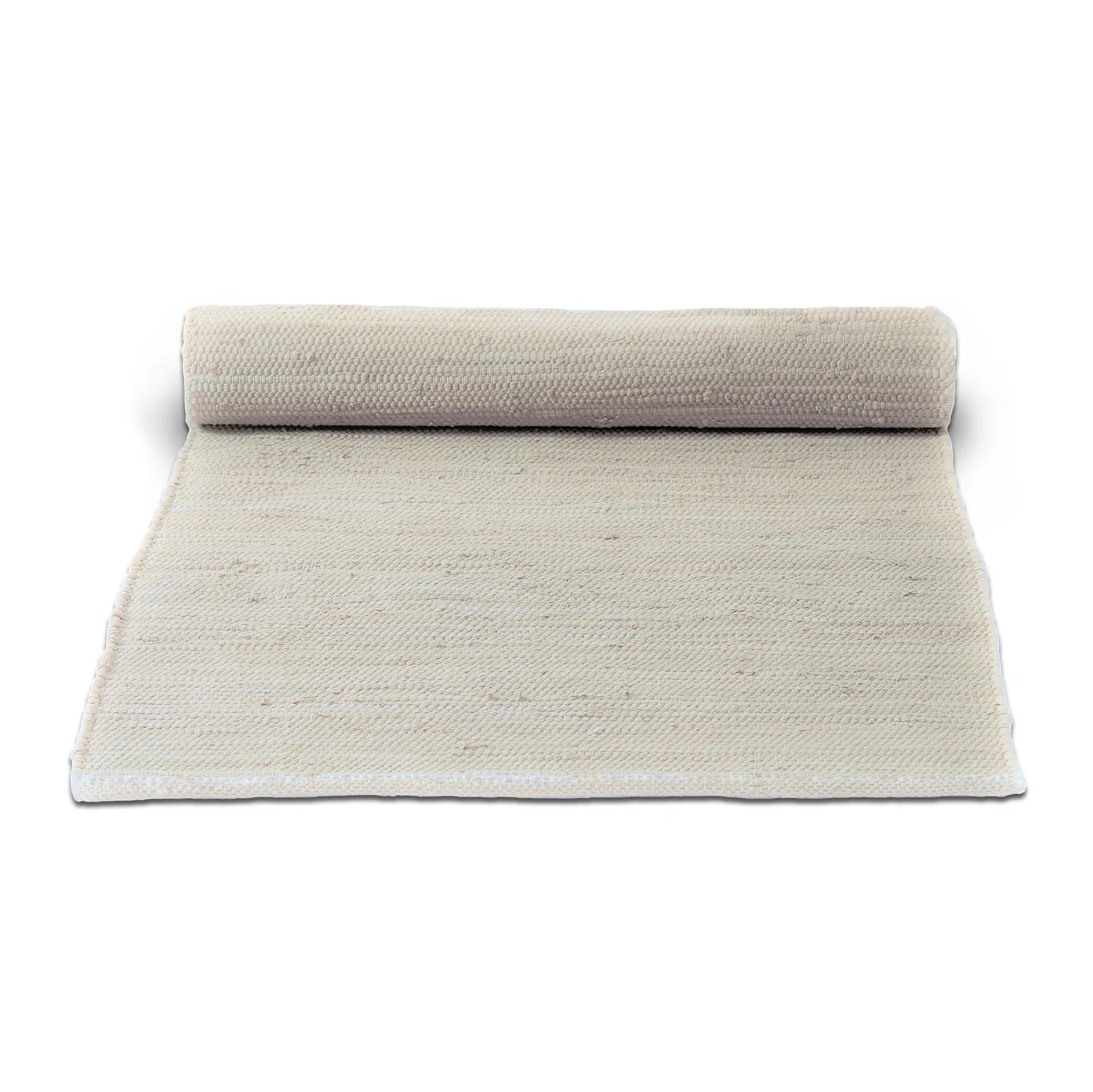 Cotton matta 140x200 cm, desert white (vit) Rug Solid