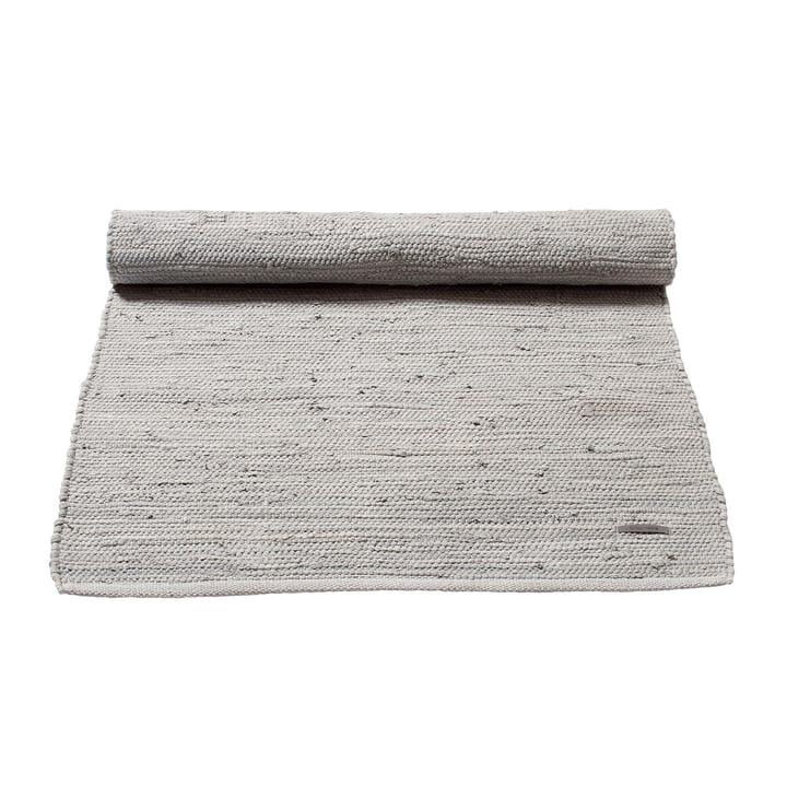 Cotton matta 140x200 cm - light grey (ljusgrå) - Rug Solid