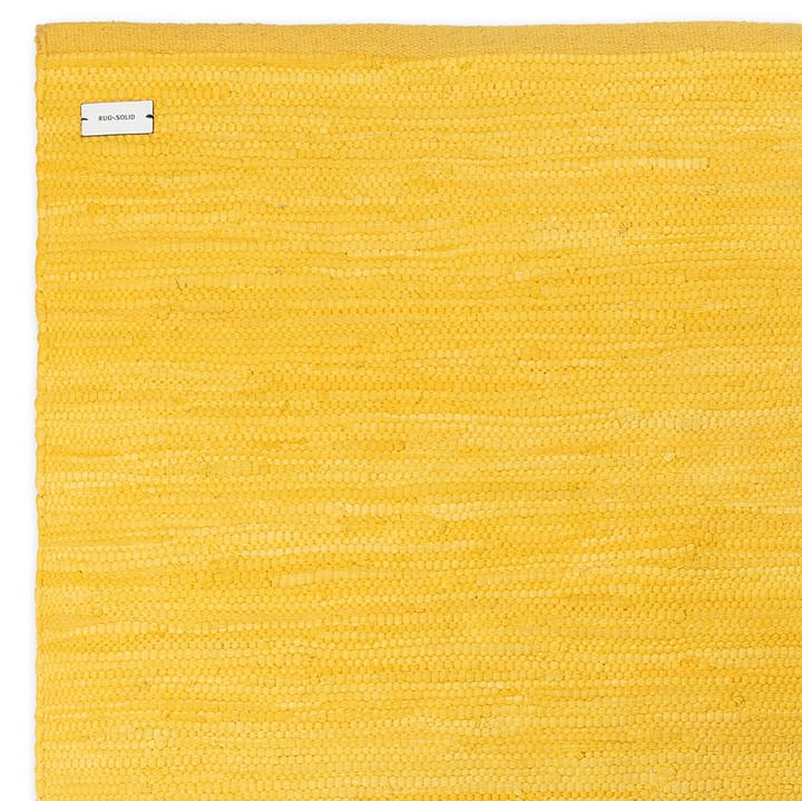 Cotton matta 140x200 cm - Raincoat yellow (gul) - Rug Solid