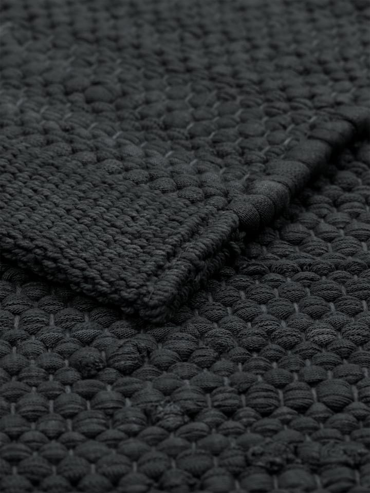 Cotton matta 170x240 cm - Charcoal - Rug Solid