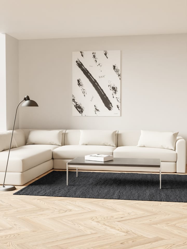 Cotton matta 170x240 cm, Charcoal Rug Solid
