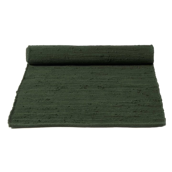 Cotton matta 170x240 cm - guilty green (grön) - Rug Solid