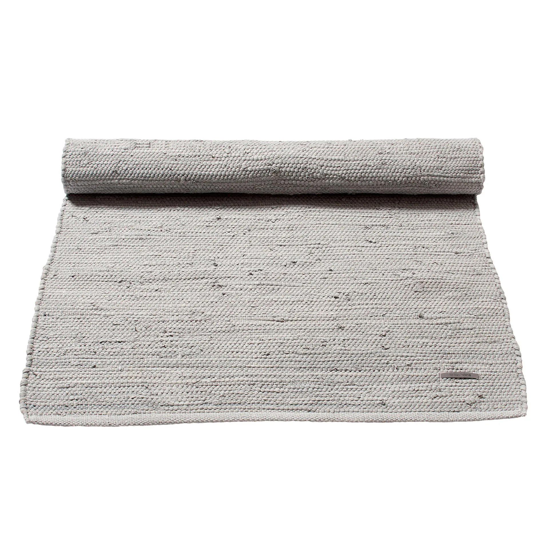 Cotton matta 170x240 cm, light grey (ljusgrå) Rug Solid