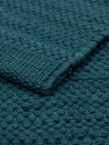Cotton matta 170x240 cm - petroleum (petrolblå) - Rug Solid