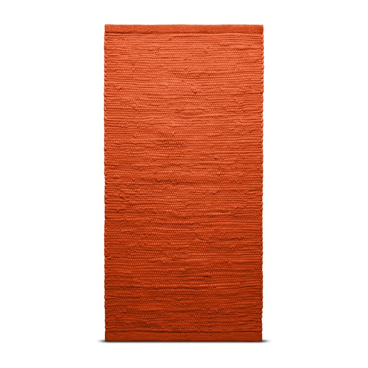 Cotton matta 170x240 cm - solar orange (orange) - Rug Solid