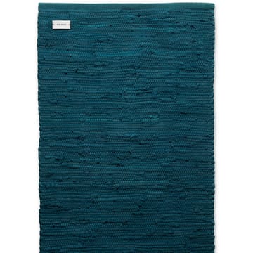 Cotton matta 60x90 cm - Petroleum (petrolblå) - Rug Solid